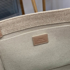 CHLOÉ LARGE TOTE BAG IN LINEN