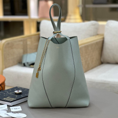 LARGE CHLOÉ SPIN TOTE BAG IN GRAINED LEATHER