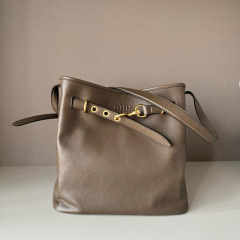 MIU MIU Aventure nappa leather bag