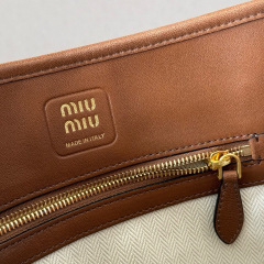 MIU MIU Aventure nappa leather bag
