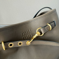 MIU MIU Aventure nappa leather bag