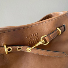 MIU MIU Aventure nappa leather bag