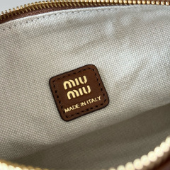 MIU MIU Nappa Leather Pouch