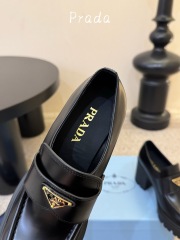 PRADA Thick soled loafers with thick heels (8.5cm)