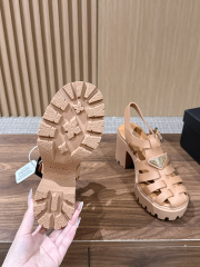 PRADA Weaving Roman Thick soled Sandals (9cm)