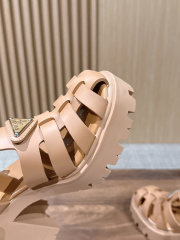 PRADA Weaving Roman Thick soled Sandals (9cm)