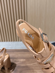 PRADA Weaving Roman Thick soled Sandals (9cm)