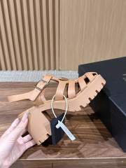 PRADA Weaving Roman Thick soled Sandals (9cm)