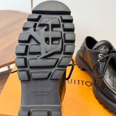 LV District Derby Flat Loafer