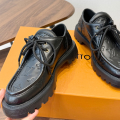 LV District Derby Flat Loafer