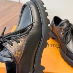 LV District Derby Flat Loafer