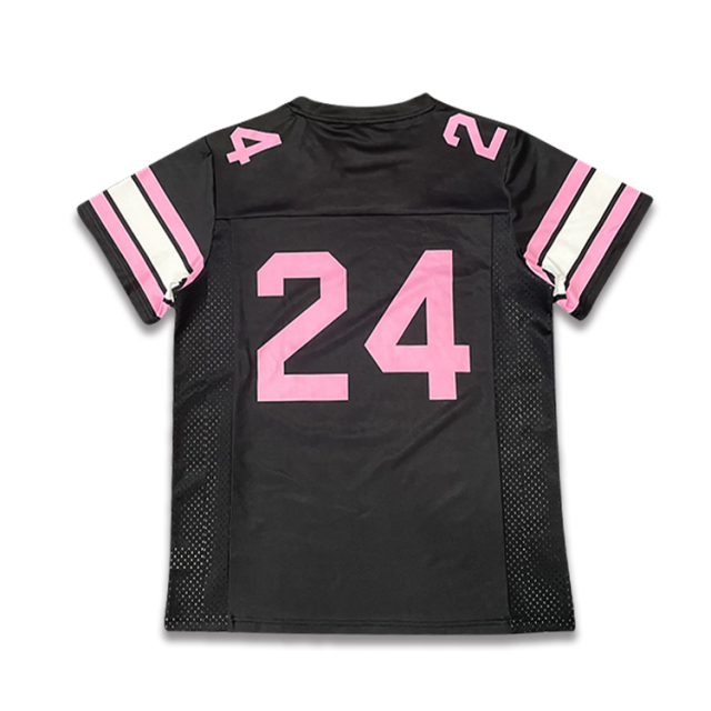 vintage american football jersey pink football t-shirts