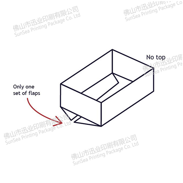 Half-Slotted Container