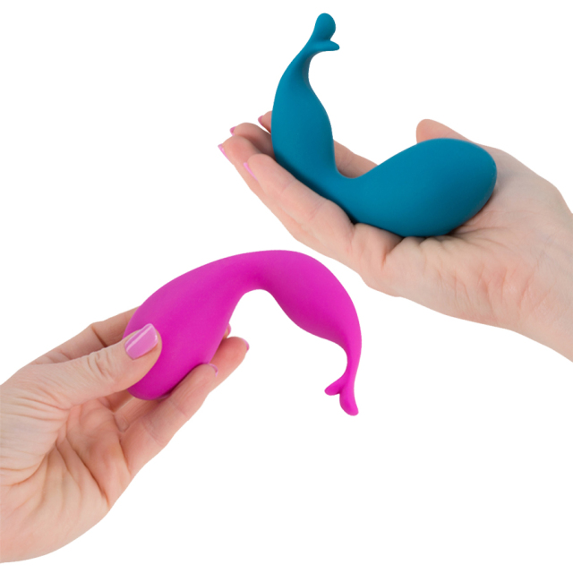 The Swan Kiss Squeeze Control Female Sex Toy Waterproof Rechargeable Included Luxury Travel Pouch
