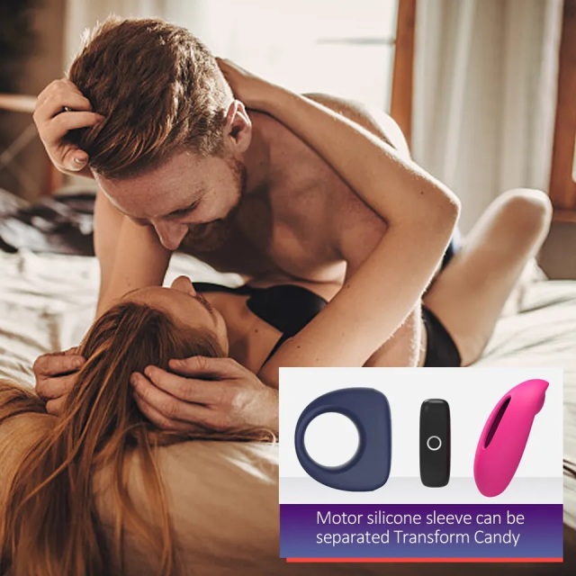 Magic Motion Phone APP Controlled Wearable Panty Vibrator with Vibrating Penis Ring Set Sex Toy for Couples