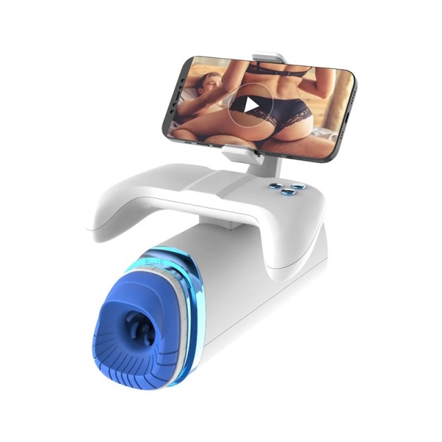 Game Cup Pro Heating Automatic Male Stroker 7 Thrusting and 7 Vibrating Mode with Handles and Phone Holder