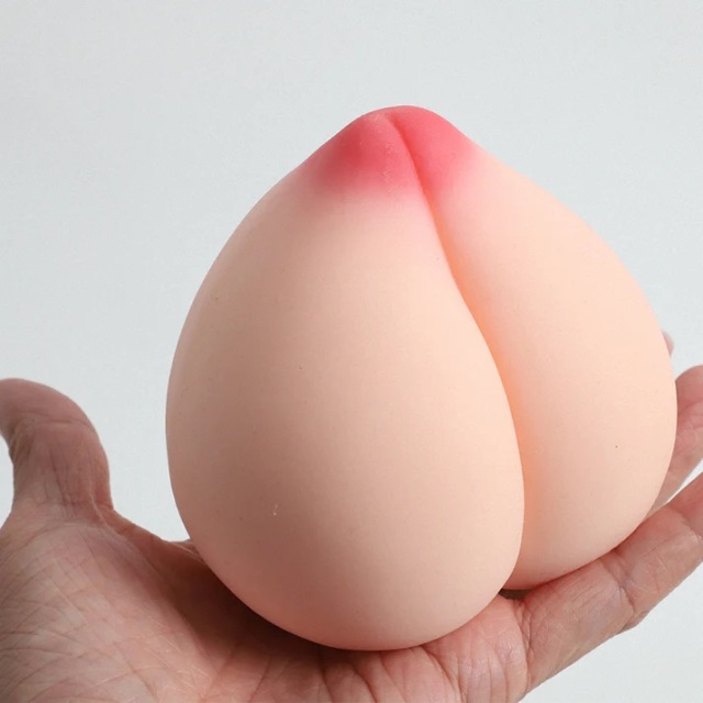 320g(11.29oz) Sexy Secret Peach Shape Artificial Anal Realistic Pocket Pussy Cheap Sex Toys for Men Masturbation