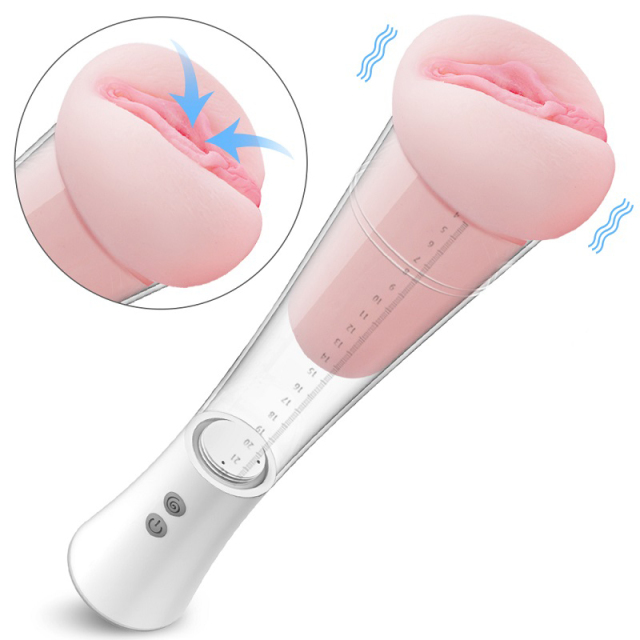 S090-2 New 2 in 1 Automatic Sucking Masturbation Cup and Penis Pump for Men Enlargement with 9 Suction Modes