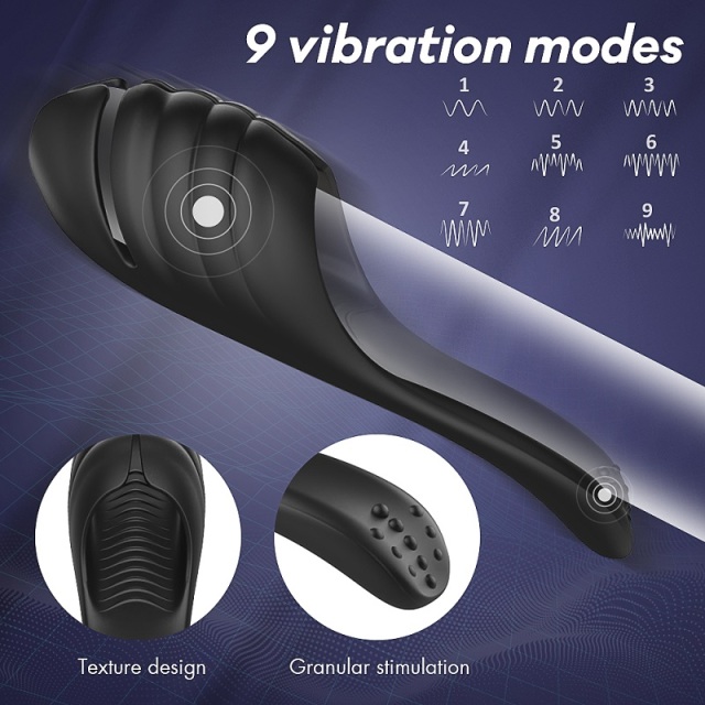 S311 Penis Training Masturbator with 9 Vibration Modes for Men Prolong Endurance