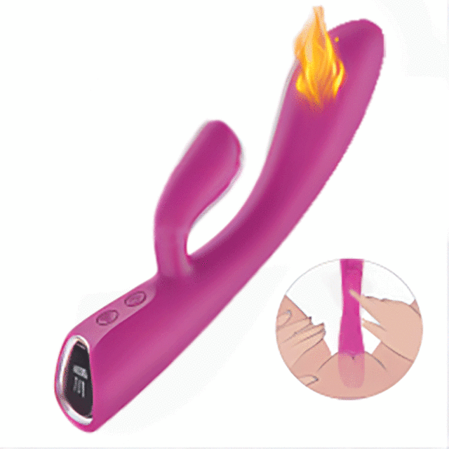 Dual Vibrator with 9 Speed Vibration for Women Masturbation Clitoris and G Spot Stimulation Massager