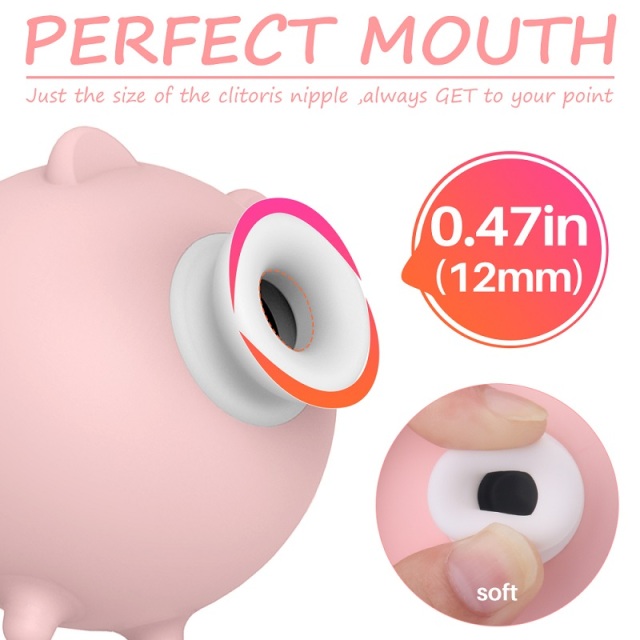 S186 Piggy Sucking Vibrator with 10 Suction Mode for Women Pleasure Clitoral Toys