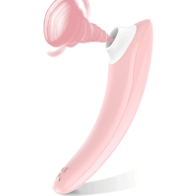 S124 Sucking 2 in 1 Clitoris Stimulator with 9 Suction and 9 Vibration for Women Clitoral and Nipple Pleasure Toys