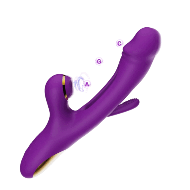 Skylar 3 in 1 Tapping G-spot Vibrator Sucking Clit with 7 Suction and 7 Tapping Modes Triple Pleasure for Women