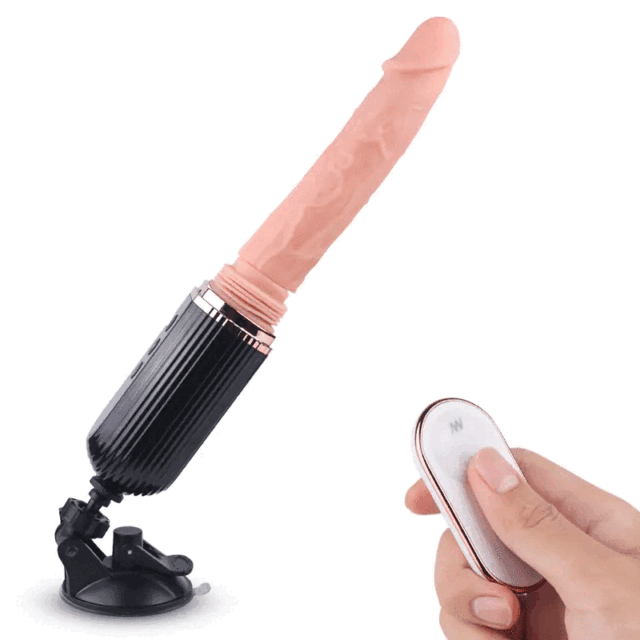 S224-2 Gatling Remote Control Dildo Machines with 9 Vibration and 7 Thrusting Mode
