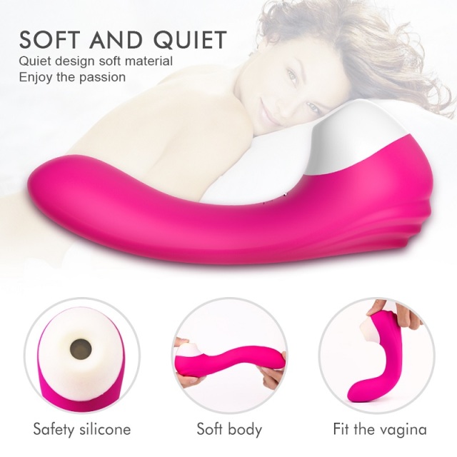 S098 Screaming 3 in 1 Clitoral Sucking Vibrator with 4 Sucking and 9 Vibrating Mode for Women Masturbation