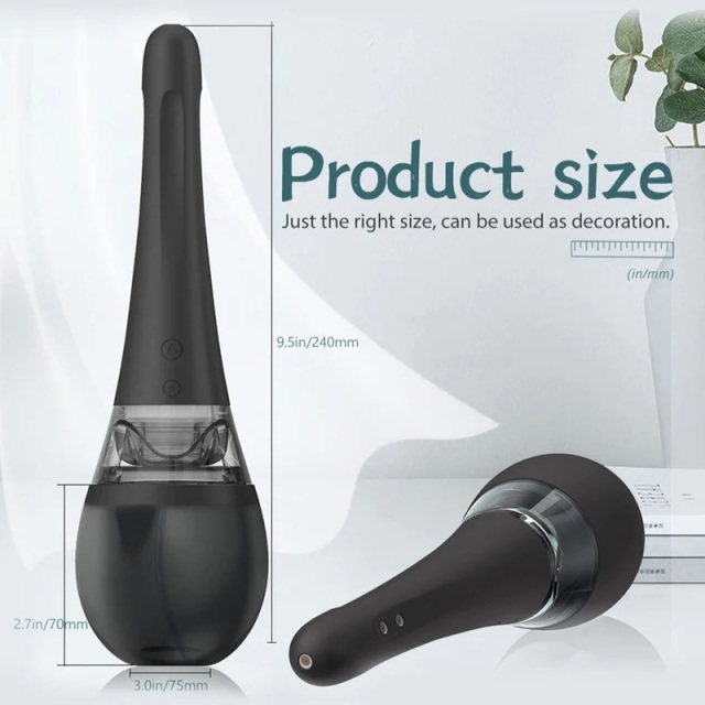 Automatic Anal Irrigator Anal Douche Enema Bulb Cleaner Sex Toy