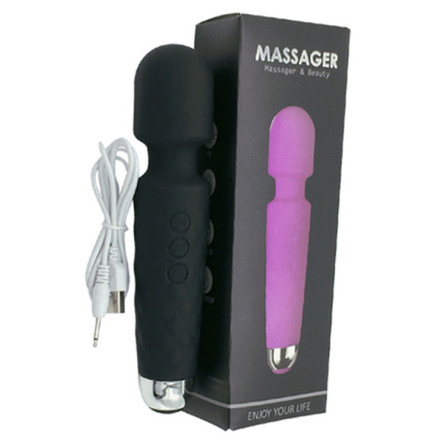 Knight Magic Wand Massager Vibrator with 20 Speed for Clitoral Stimulation and Muscle Relaxing