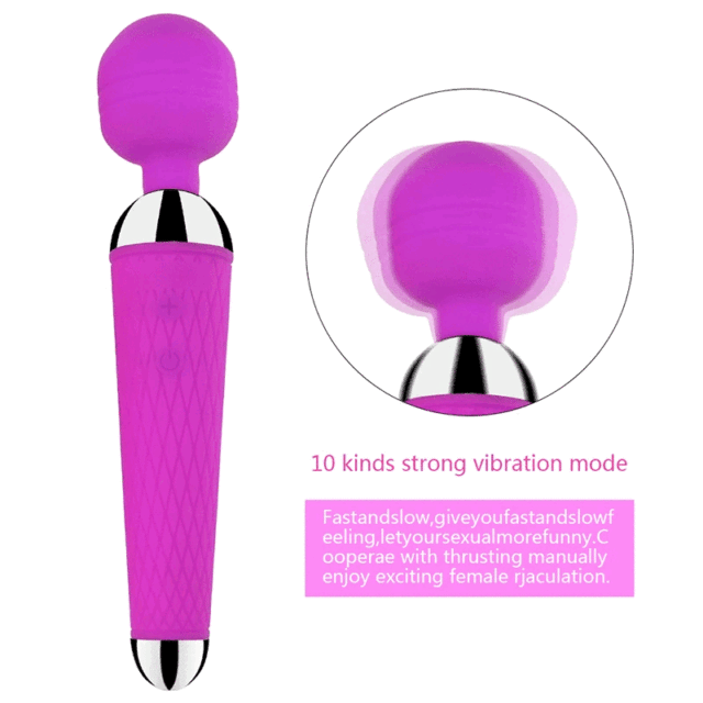 Yinuo Wand Massager Sex Toys for Women Clitoral Stimulator with 10 Vibrating Modes