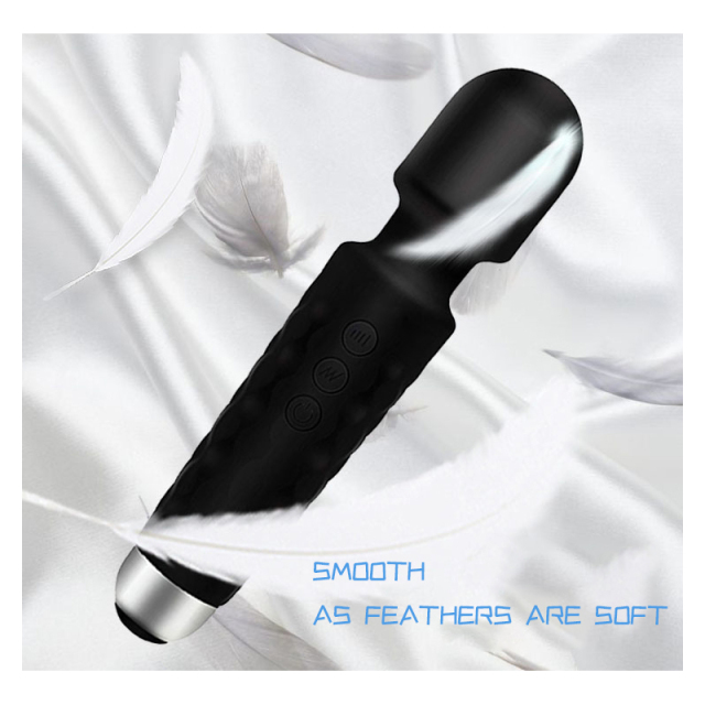 Knight Magic Wand Massager Vibrator with 20 Speed for Clitoral Stimulation and Muscle Relaxing