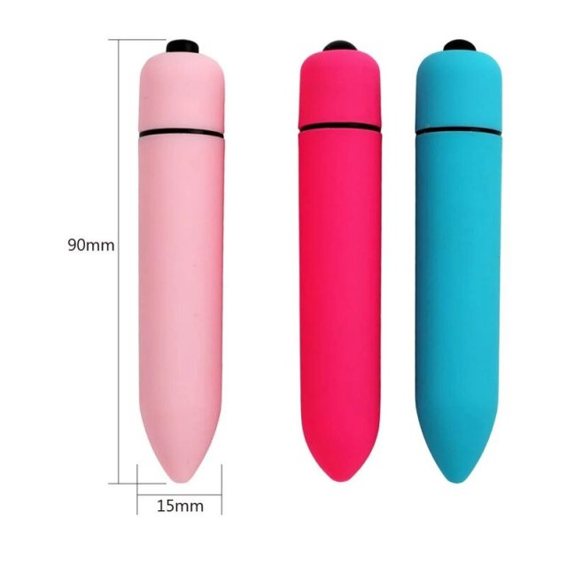 Small and Cheap Bullet Vibrator Battery Powered Single Speed Sex Toy for Women Clitoral Masturbation