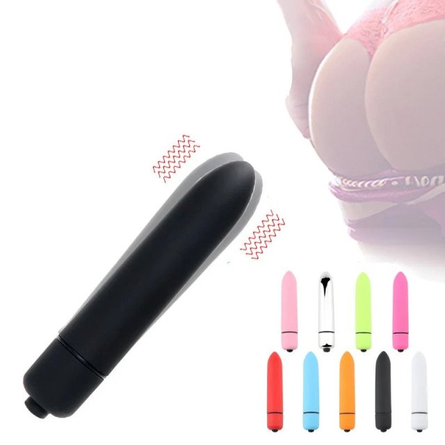 Small and Cheap Bullet Vibrator Battery Powered Single Speed Sex Toy for Women Clitoral Masturbation