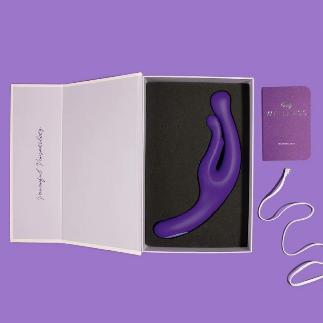 Blush Luxury Brand Sex Toy G Wave Purple G-Spot Clitoris Vibrator Made with Puria Silicone