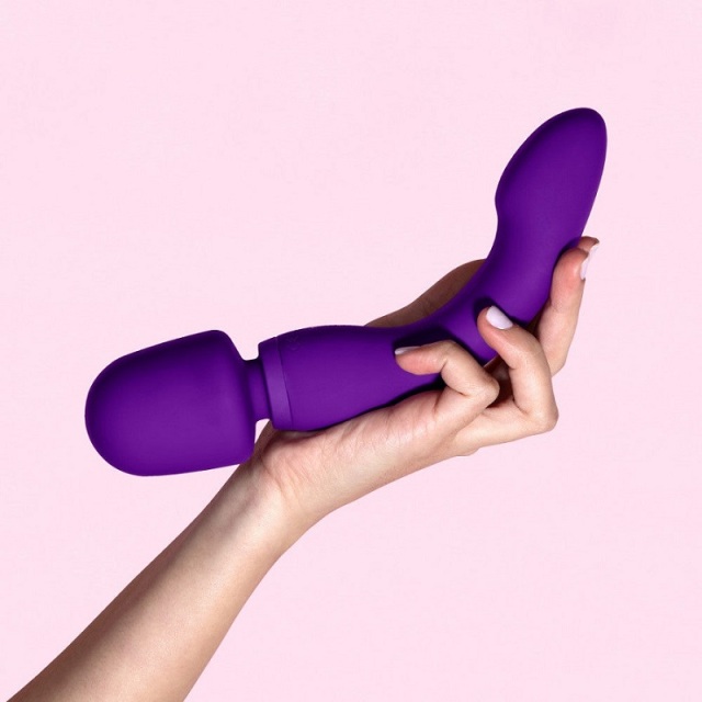 Luxury Brand Sex Toy Dual Sense Wand Massager Vibrator 10 Function With RumbleTech