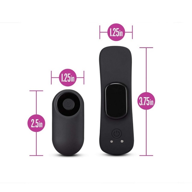 Blush Temptasia Remote Control Panty Vibrator Wearable Sex Toy for Female with 10 Speed Mode   
