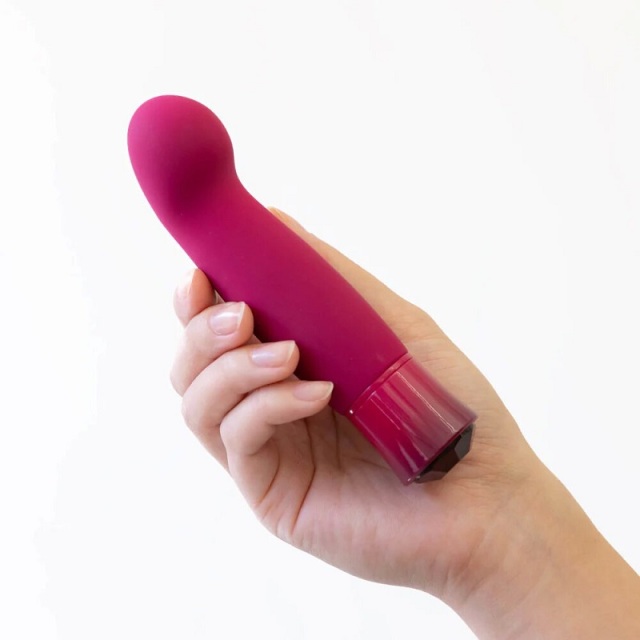 Classy Garnet Gem Battery Vibrator Puria Platinum Cured Silicone with Warming Function 10 Speed Modes for Women Masturbation