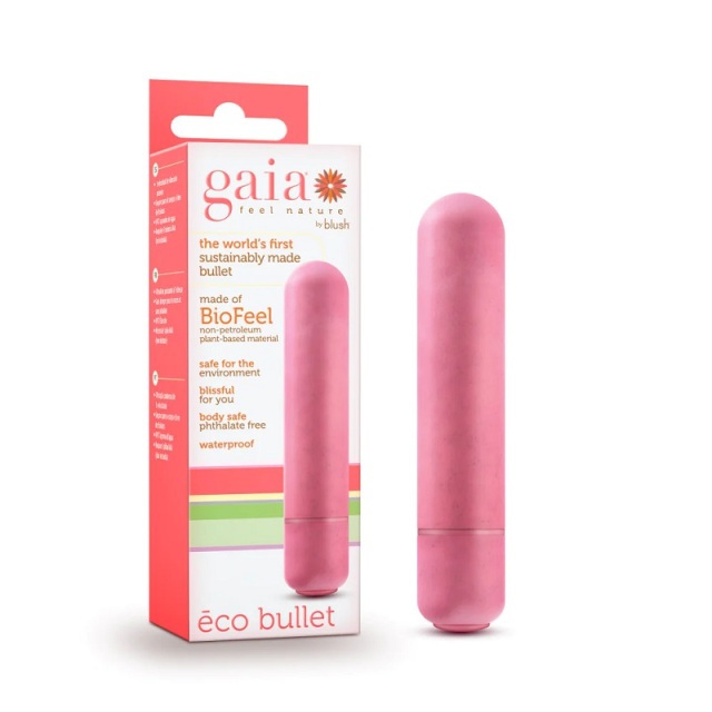 American Brand Blush 4" Mini Eco Bullet Pink Vibrator Sex Toys for Women Plant-Based Made from Sustainable