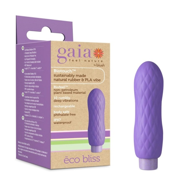 Plant-Based 4"(10.16cm) Multifunction Powerful Vibrator in Lilac Clitoral Stimulator Sustainably Made with BioTouch