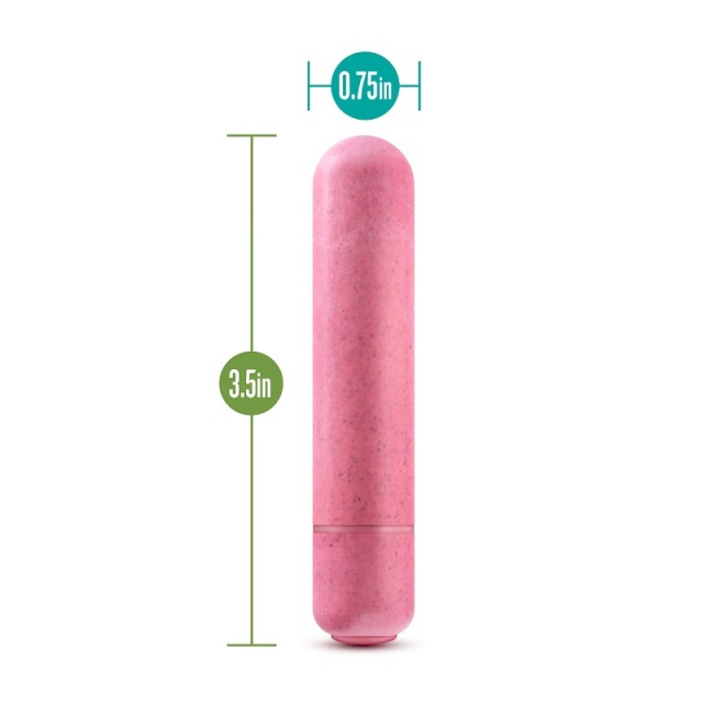 American Brand Blush 4" Mini Eco Bullet Pink Vibrator Sex Toys for Women Plant-Based Made from Sustainable