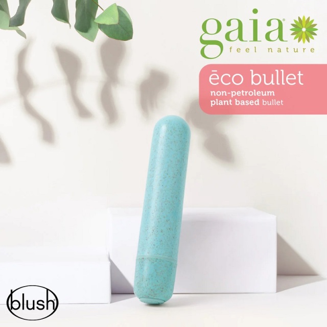 American Brand Blush 4" Mini Eco Aqua Mini Bullet Vibrator for Women Masturbation Plant-Based Made from Sustainable
