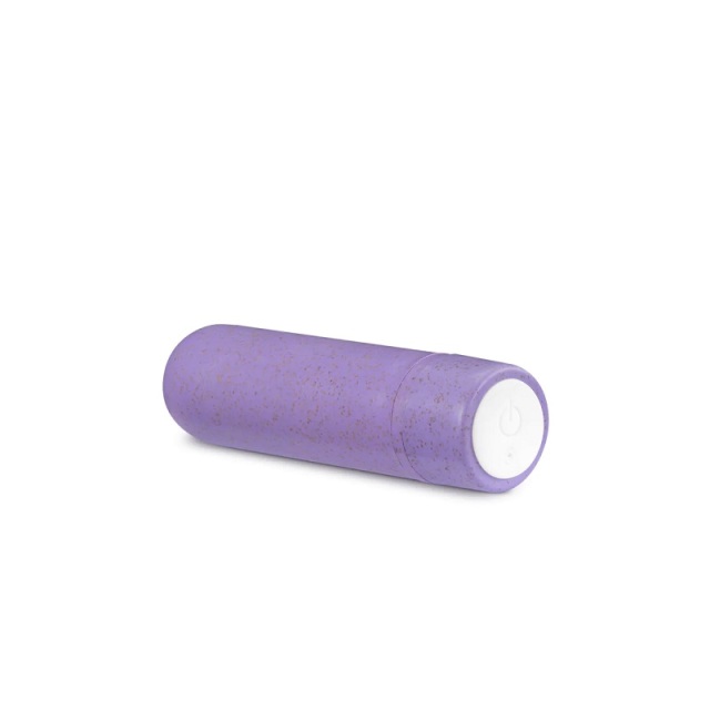 Gaia Eco Plant-Based Multispeed Rechargeable Bullet Vibrator 10 Powerful Vibration in Lilac for Women Made from Sustainable