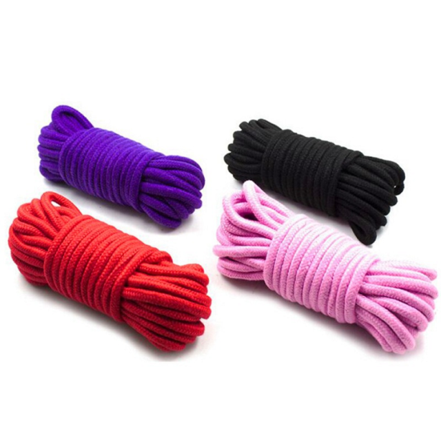 10 Meters Cotton Soft Bondage Rope Strap Restraint Sex Game for Couples