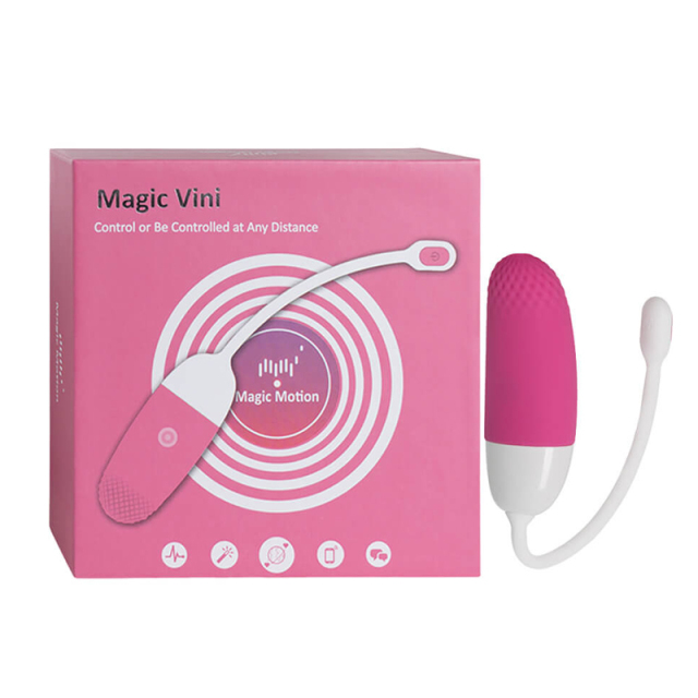 Wholesale Magic Motion Vini APP Controlled Love Egg Pink Sex Toy for Women with 7 Speed Pattern