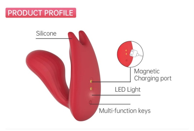 Wholesale Magic Motion Umi Smart Lay-on Vibrator App Controlled with Double Powerful Motors