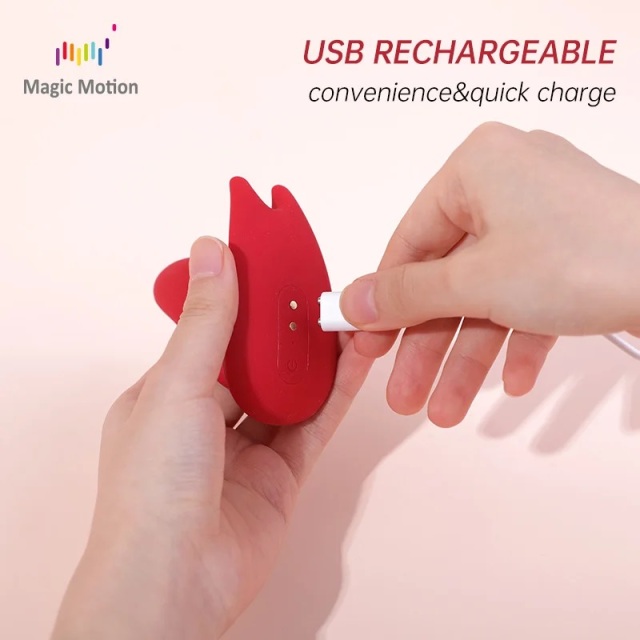 Wholesale Magic Motion Umi Smart Lay-on Vibrator App Controlled with Double Powerful Motors