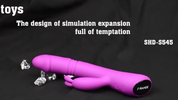 S545 Rabbit Vibrators with 9 Thrusting and 9 Vibrating Speed for Clit Stimulation and Anal Massage New Arrival 2024