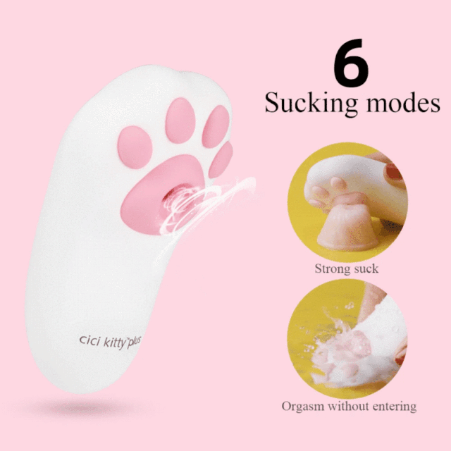 OTOUCH Cici Kitty Plus 2 in 1 Clitoral Suction Vibrator with 4 Sucking and 7 Vibrating Modes
